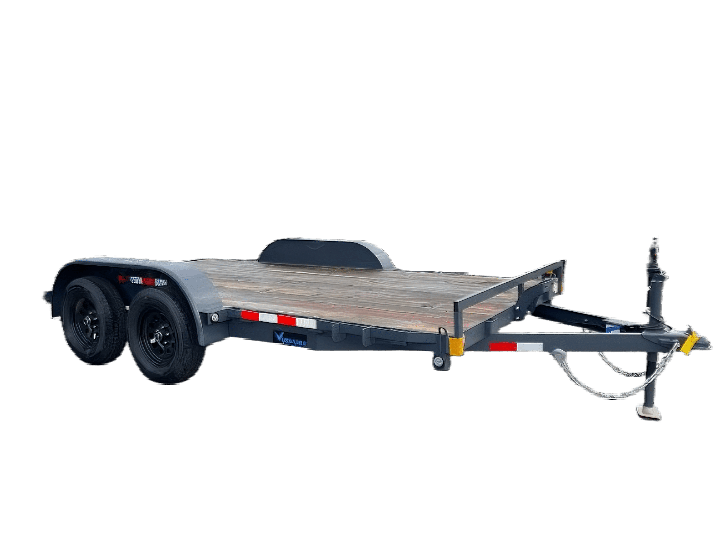 Flat Deck Utility Tandem Axle trailer