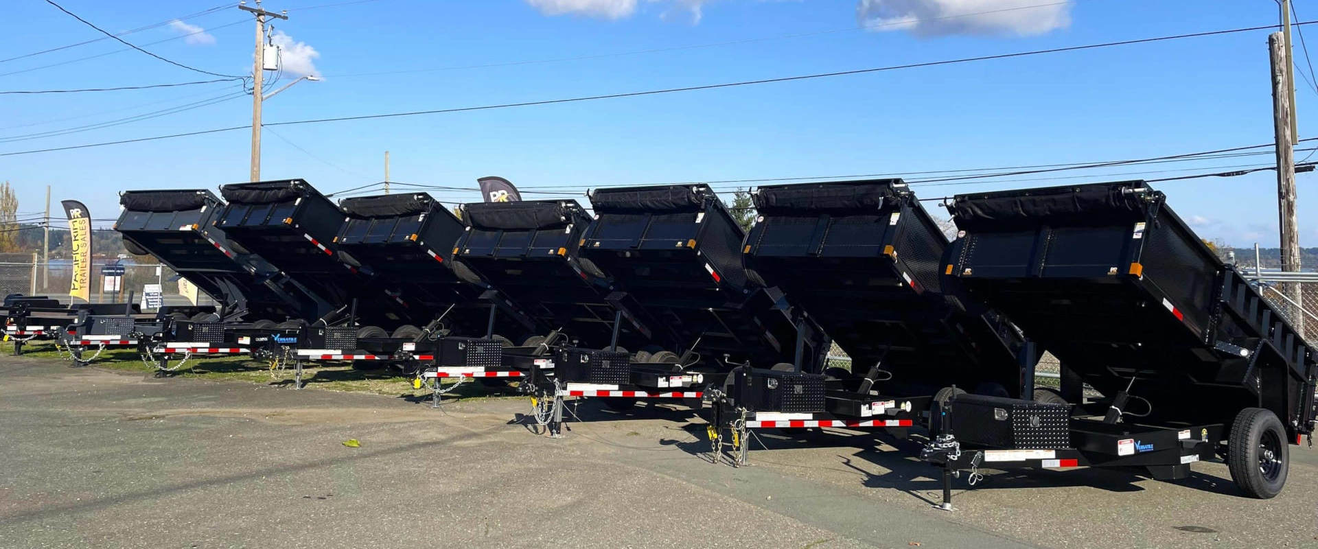 Pacific Rim Trailers Yard Fleet in Courtenay, BC